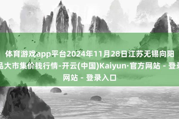 体育游戏app平台2024年11月28日江苏无锡向阳农居品大市集价钱行情-开云(中国)Kaiyun·官方网站 - 登录入口